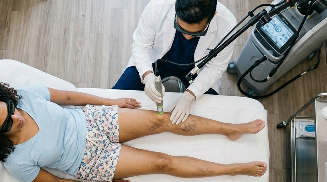 Laser Vein Removal: Clear Broken Capillaries Permanently